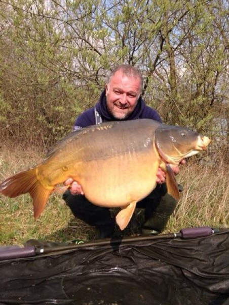 37lb Caught by Barty on a chilly morning