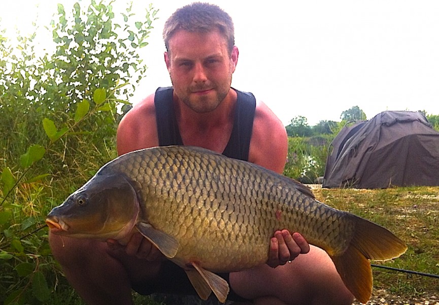 Craig with a 26.08lb common