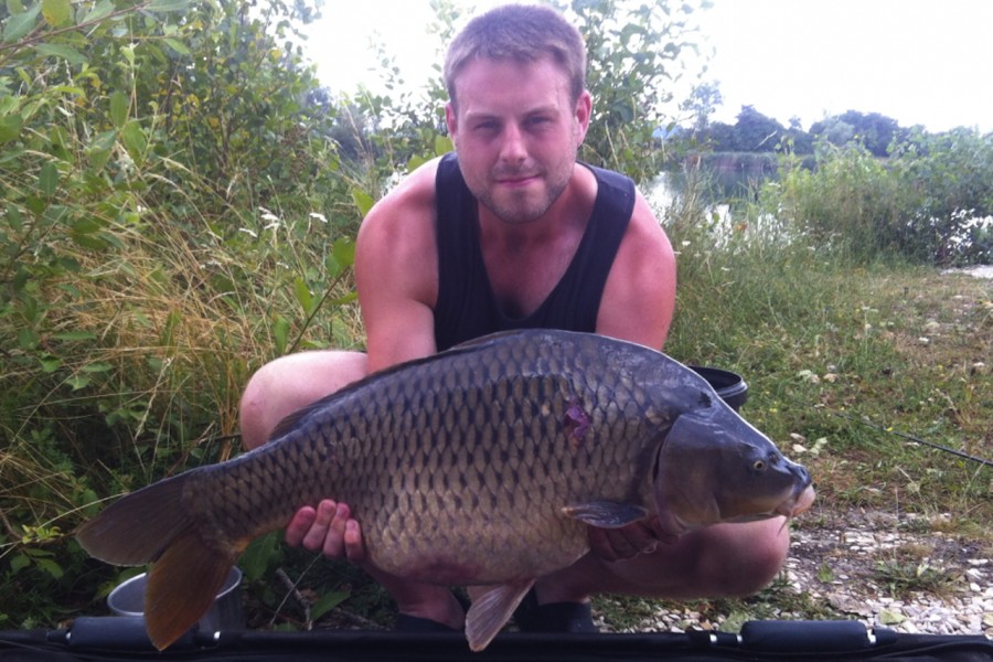 Craig with a 23lb+ common