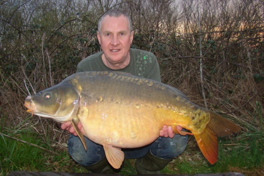 Neil with one 8 fish in his one night on Road Lake