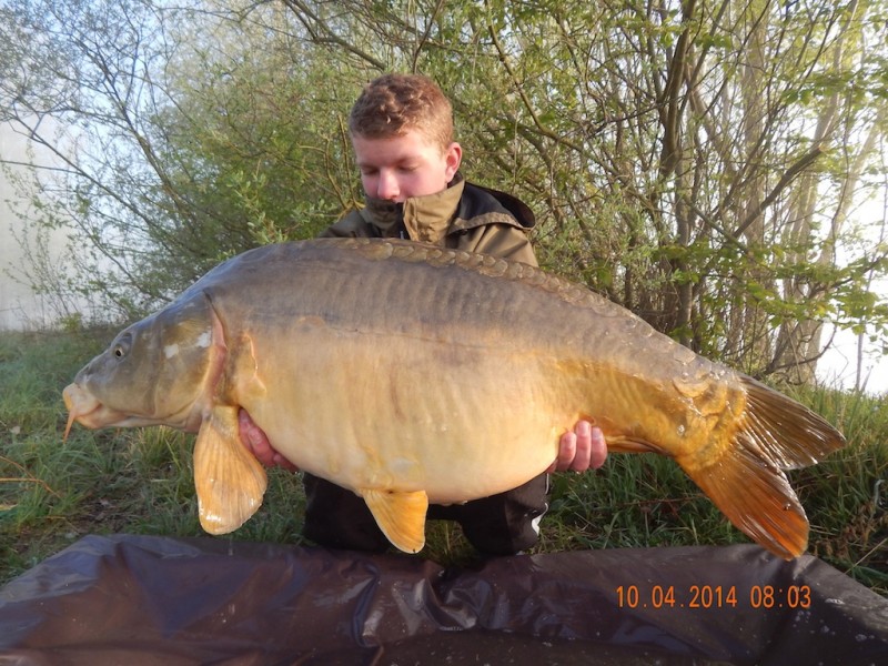 Mike with a 30.06lb mirror