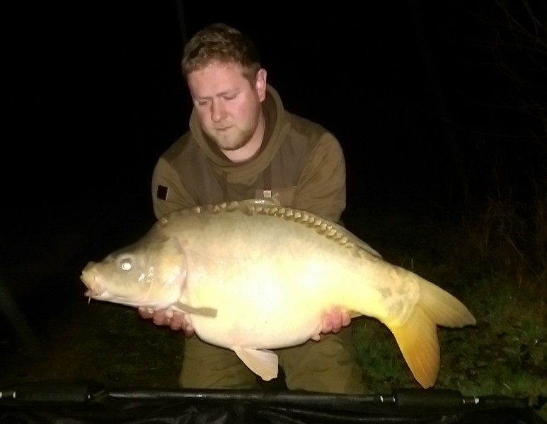 jim with a 26lbs mirror