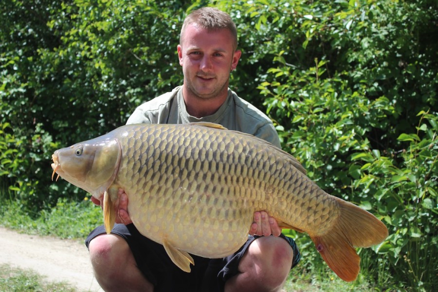 Lewis with a 37lbs common
