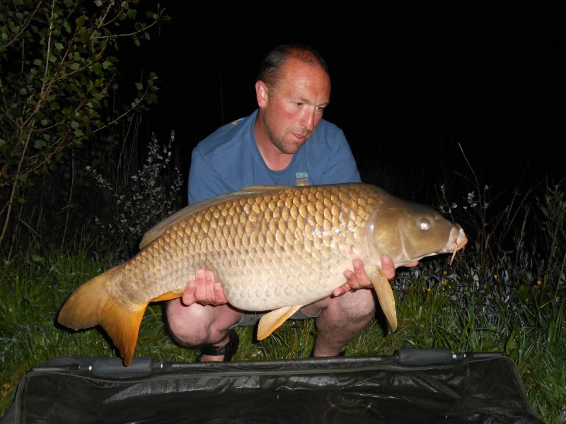 Alan with a 29lbs common