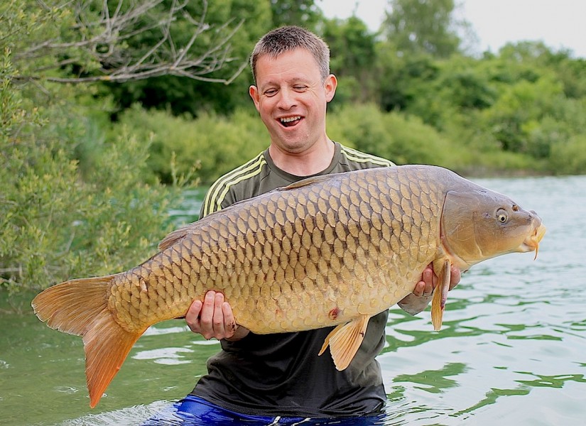 Stef with a 34.08lbs common