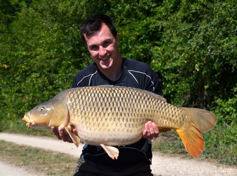 Mike with a typical road lake common