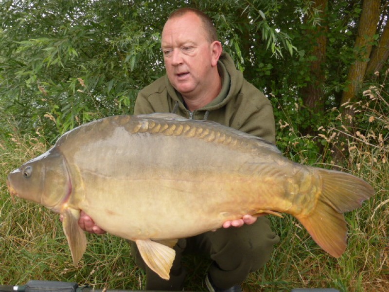 kojak with a 34lb mirror from turtles