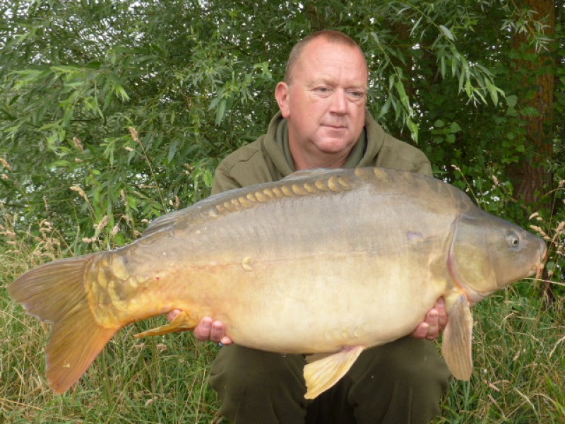 Kojak with a 33lb mirror from turtles