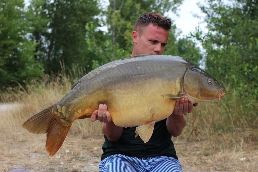Jamie with Stubby at 41lb 2oz