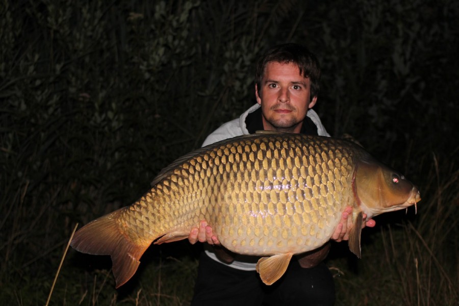 Jan with a awesome looking 41.00lb common