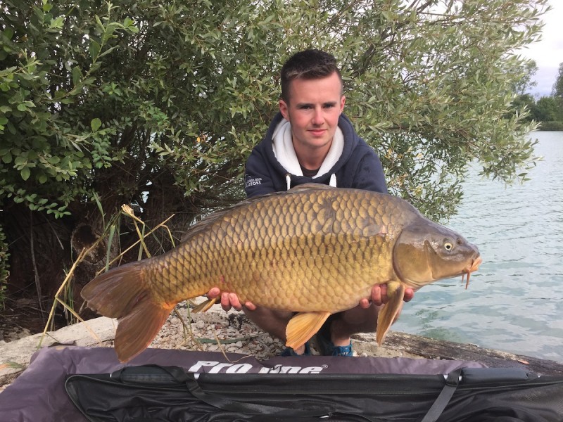 Morgan with a 32lbs common