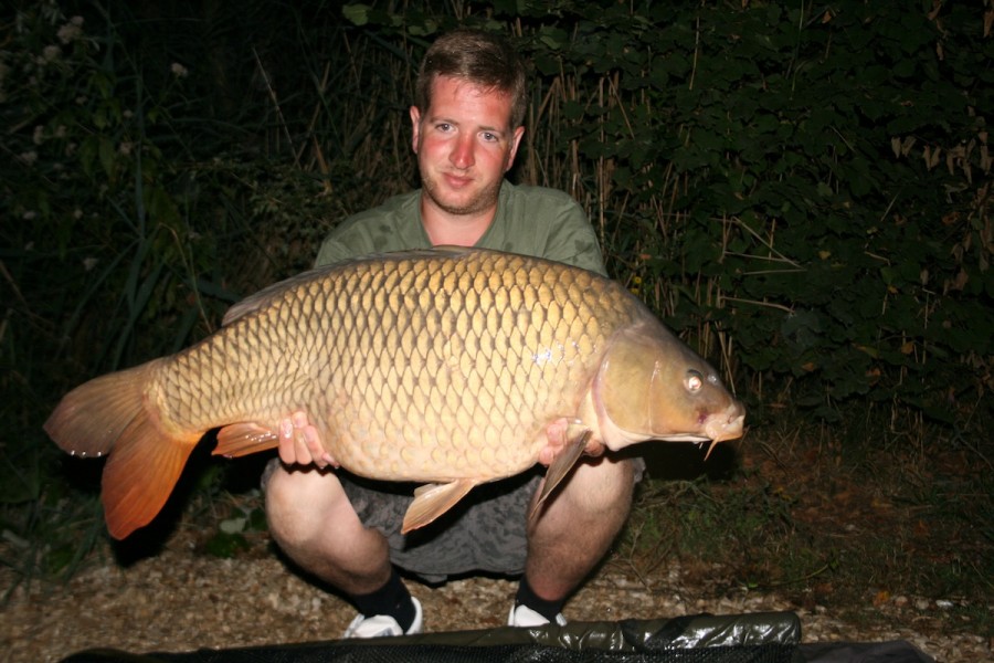 Tom with a 28lbs common