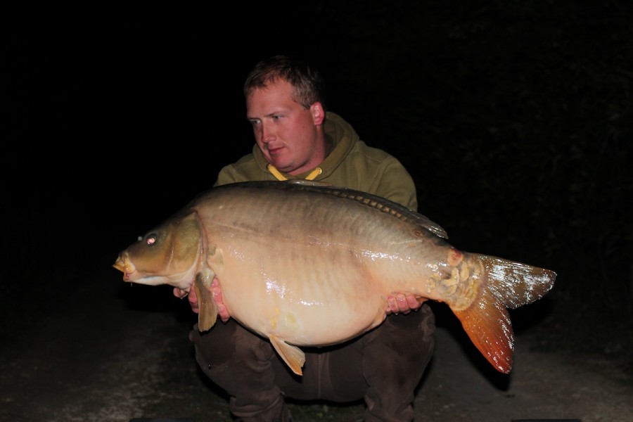 Andy with Rose Bud at 46.00lbs