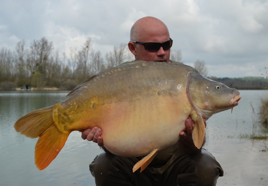 Steve French with a 31lb 13oz mirror