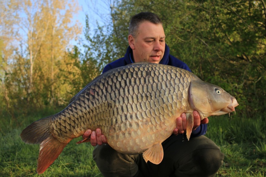 Roy wood with a 39lbs 8oz common