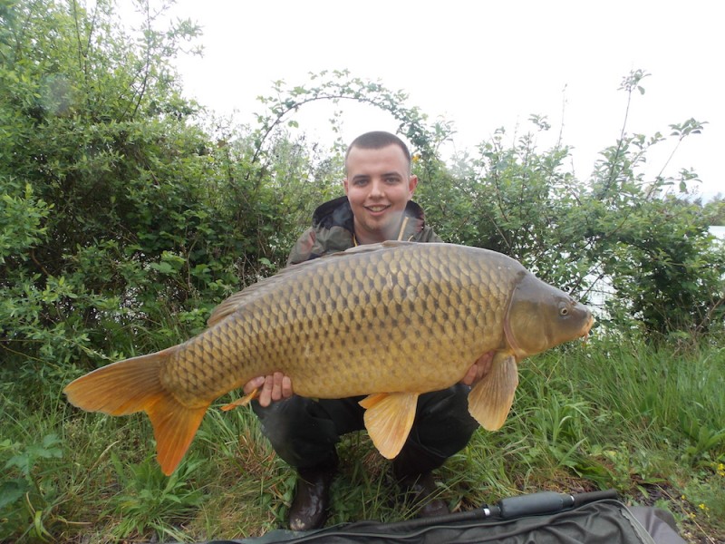Aaron with his 41lb8oz common