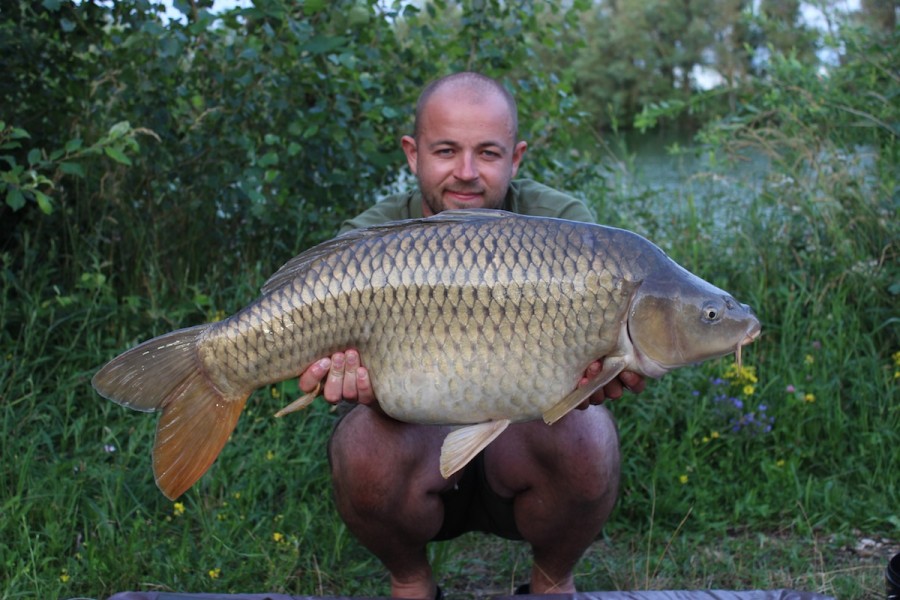 Jaymes with a 31lb common