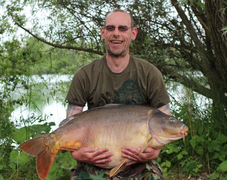 Ian with Frankie at 43lb