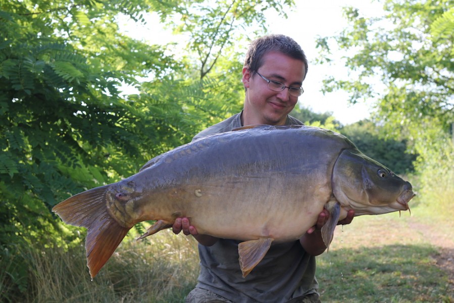 Toby with Pin Scale at 39lb 8oz