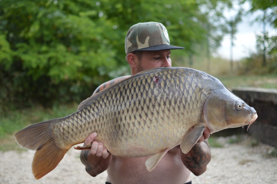 Adam with a 33lbs common