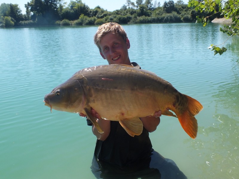A nice 25lb mirror from the Decoy swim