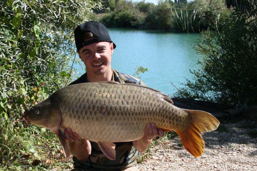 James with a nice little 28lb common