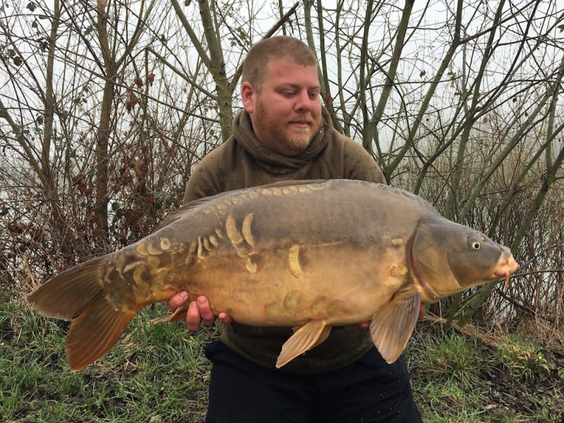 Baggers with a Scaley 28lb Mirror from Tea Party 1 in Mar 2017