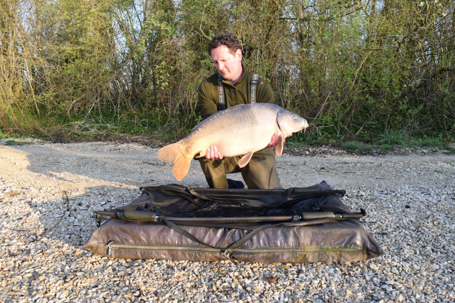 Nick Warburton with a 31lb Mirror from The Decoy