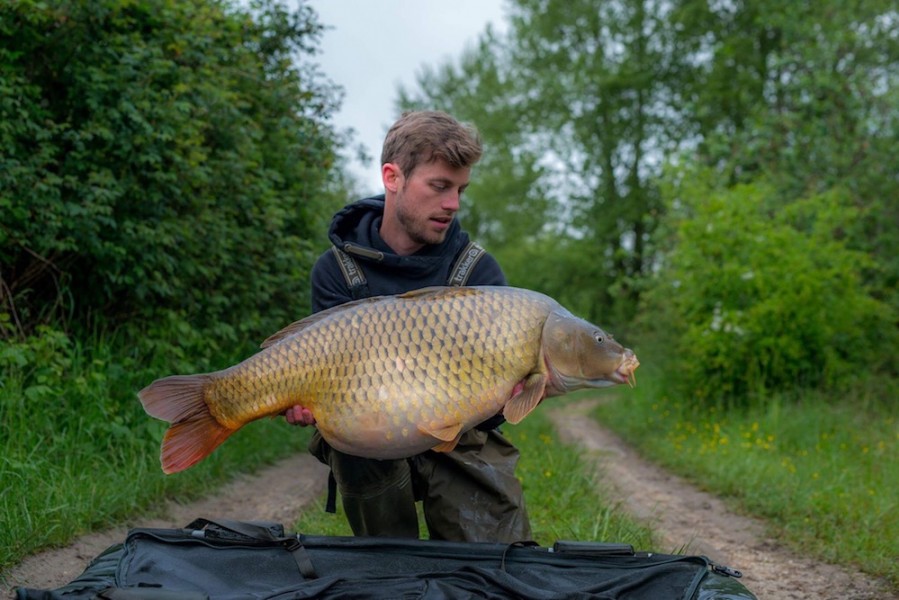 Julian with a 48lb common