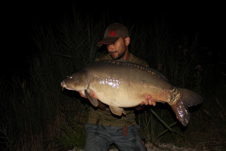 Ben Rogers with a 33lb8oz mirror from Billys 29.7.17