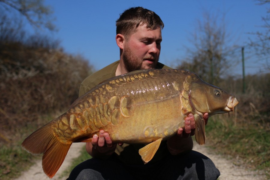 Jack Link with a 22lb 4 mirror from turtles 23/03/19