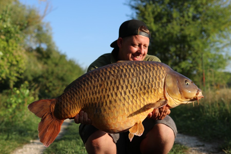 Aaron burke with Little Top Lobe at 40lb from Turtles Corner 17/8/2019