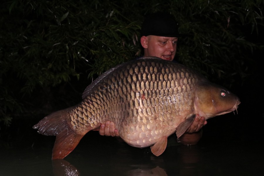 Aaron burke with Mr Massive at 50lb from Turtles Corner 17/8/2019