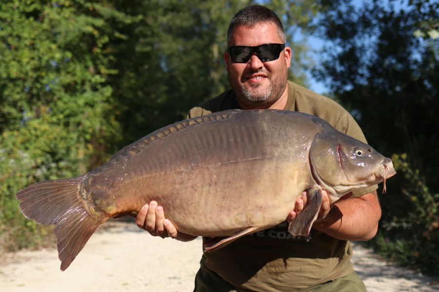 Alan Brown with Little Two Tone at 42lb from T1 24.08.19