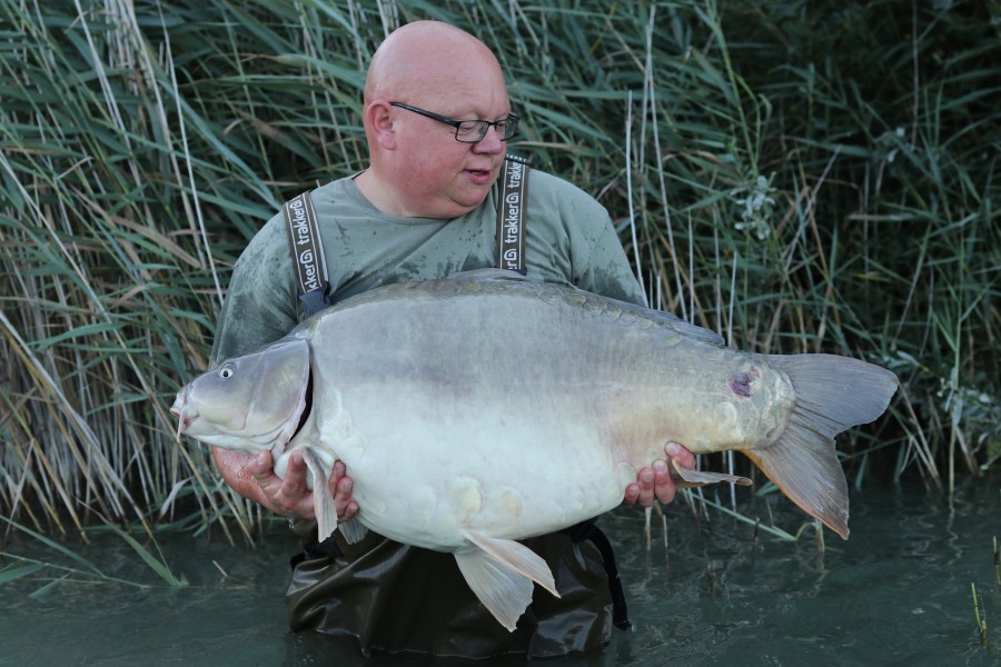Brian Tuck with "The Jewel" at 46lb.....