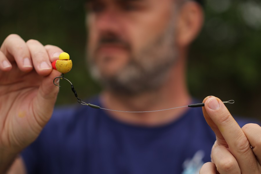 Simple spinner rigs with yellow hookbaits seems to be doing the business lately