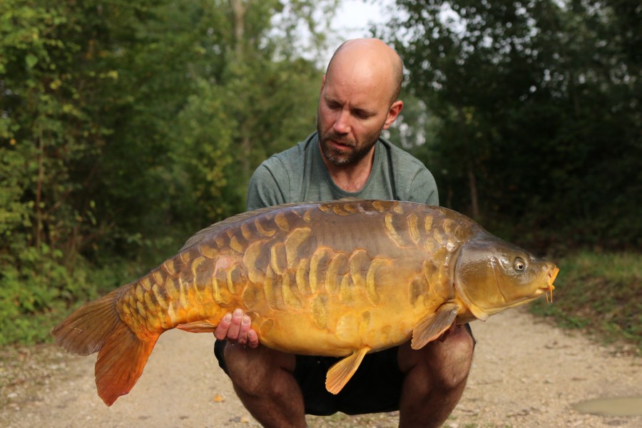 Here she is "Fully Loaded" at 42lb. What a fish..... Well done Phil Clarke!!