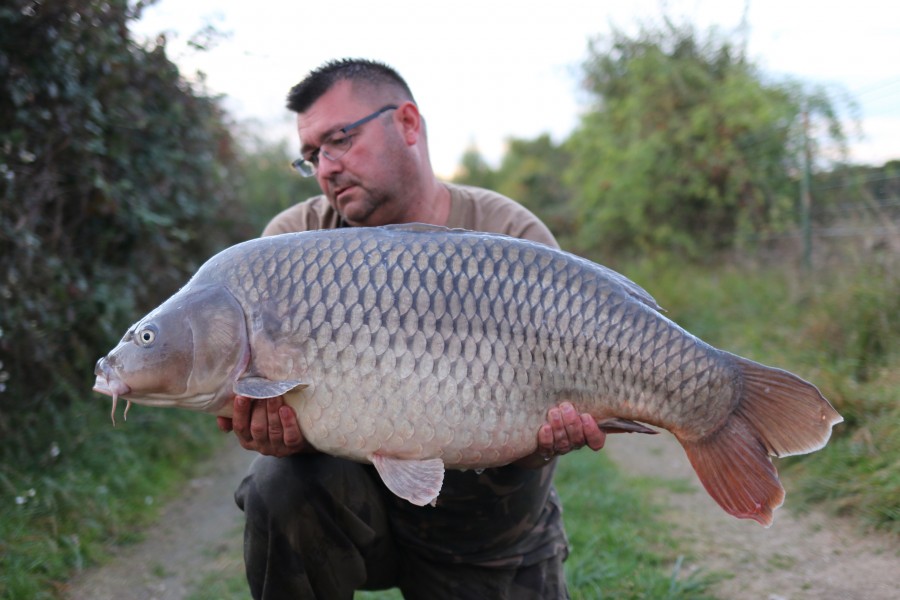 Rae Guy with "The Grey" at 45lb 4oz....