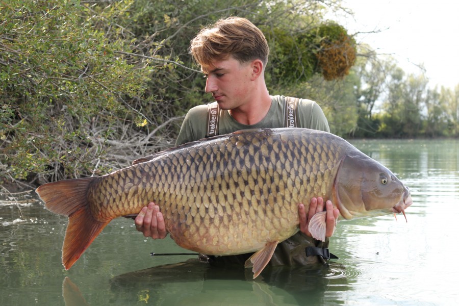 Jack with All About The Hat at 57lb 8oz