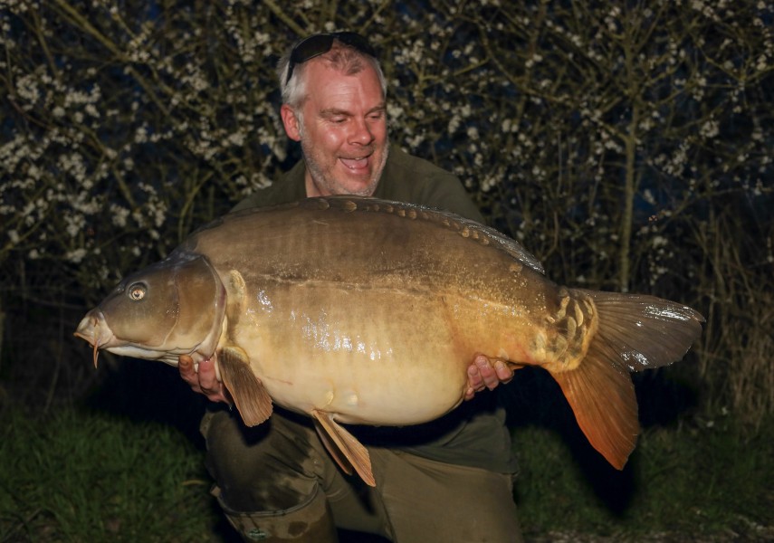 The best of 27 fish for Ben in Turtle's and a new PB! ' Fraser ' 45lb 8oz.