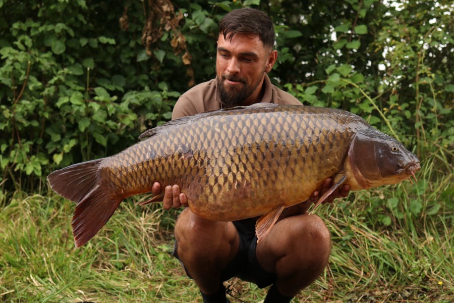 Jamie with the Grim Reaper at 45lb
