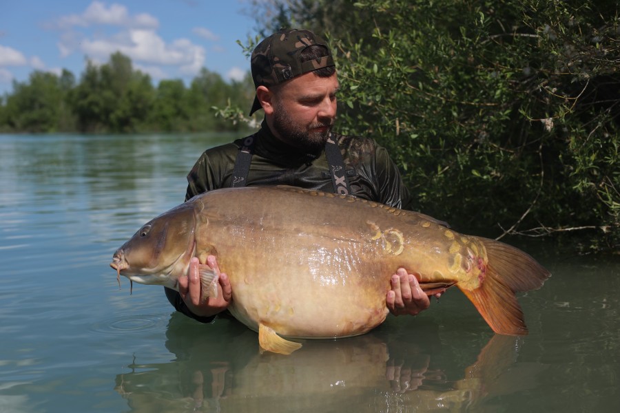 Kieren with Ava 48lb PB