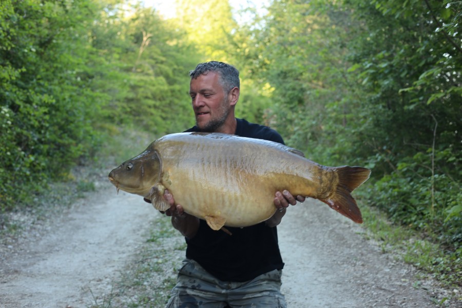 Russ with 'Herman' 42lb 12oz PB