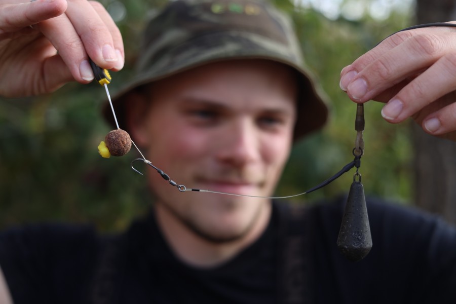Vince with his spinner set up